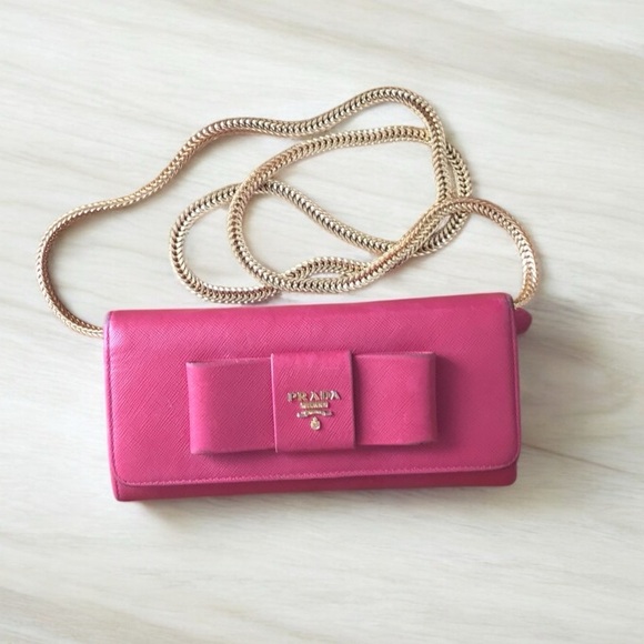 Prada Milano Pink Long Snap Wallet - Picture 1 of 14